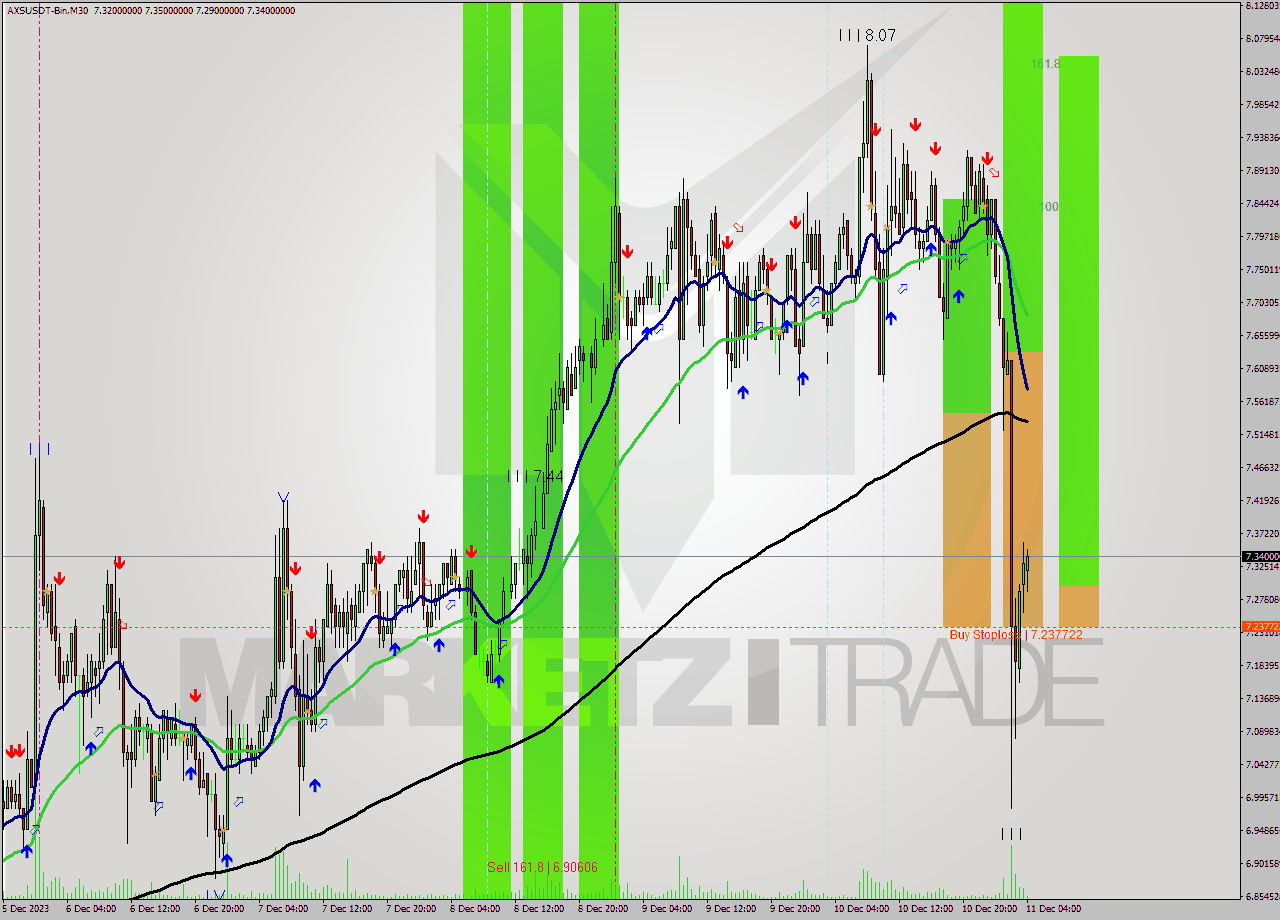 AXSUSDT-Bin M30 Signal
