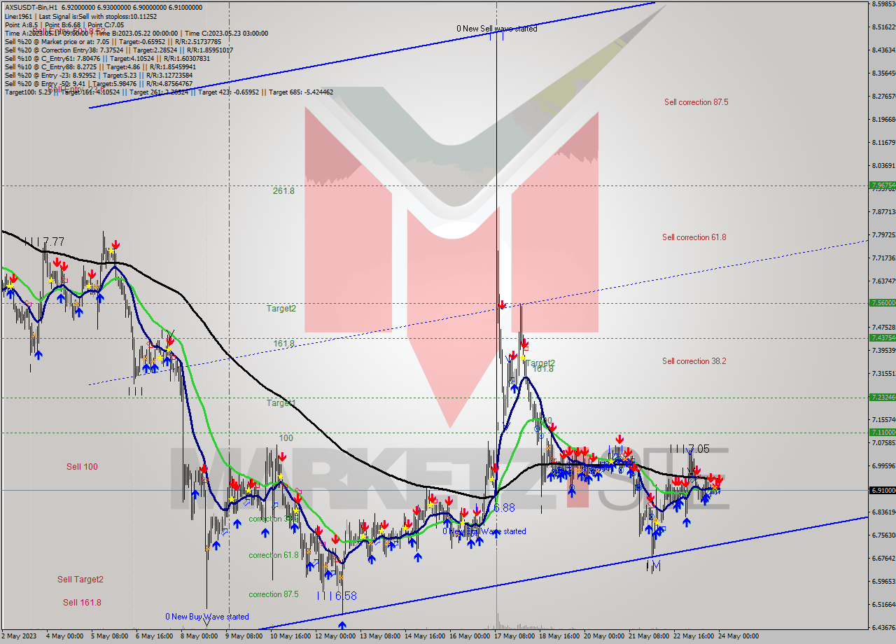AXSUSDT-Bin H1 Signal