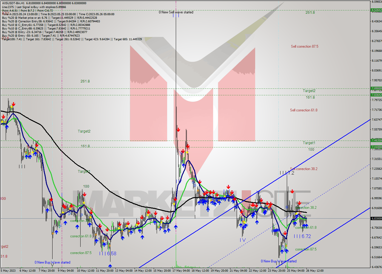 AXSUSDT-Bin H1 Signal