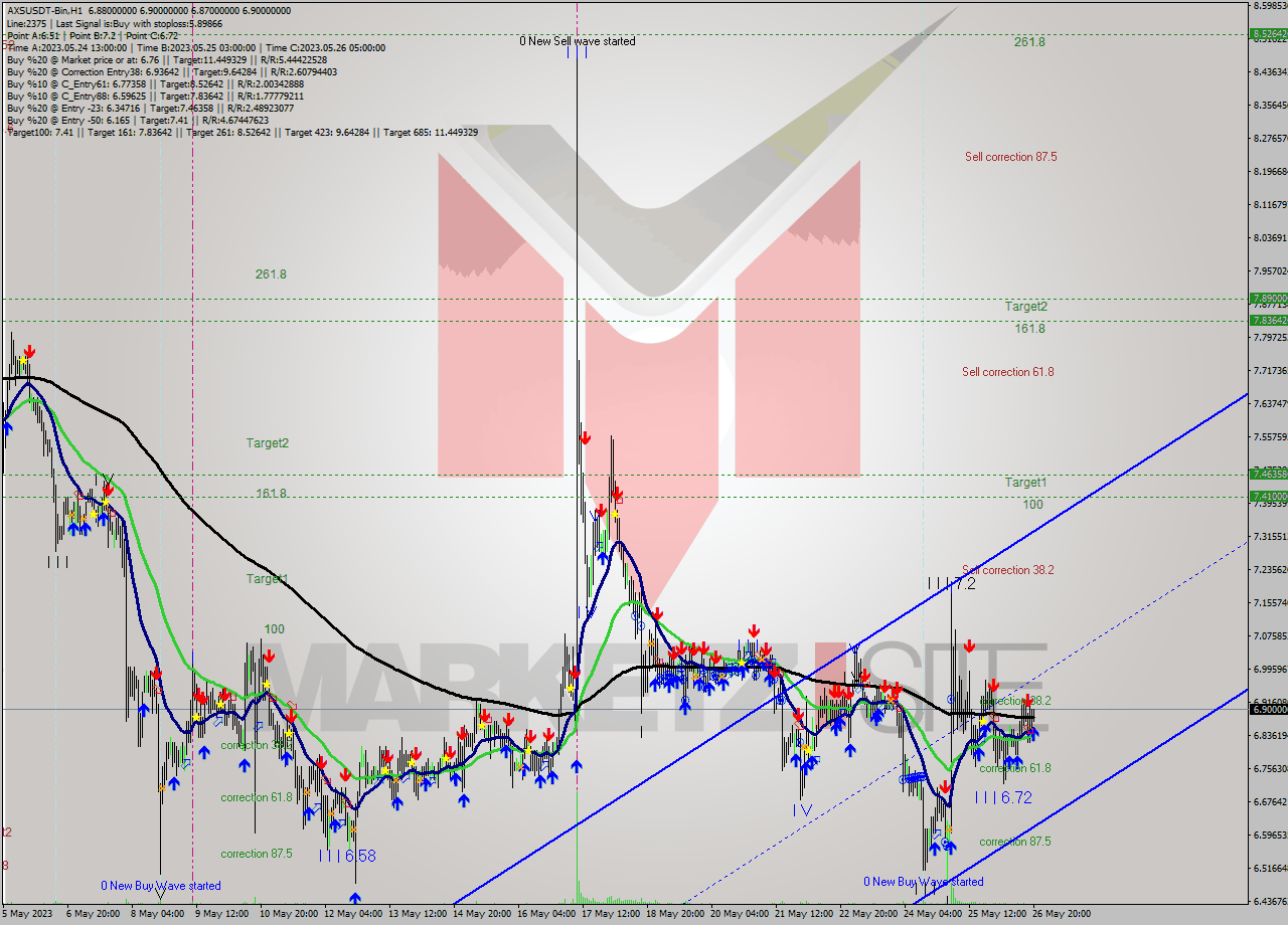 AXSUSDT-Bin H1 Signal
