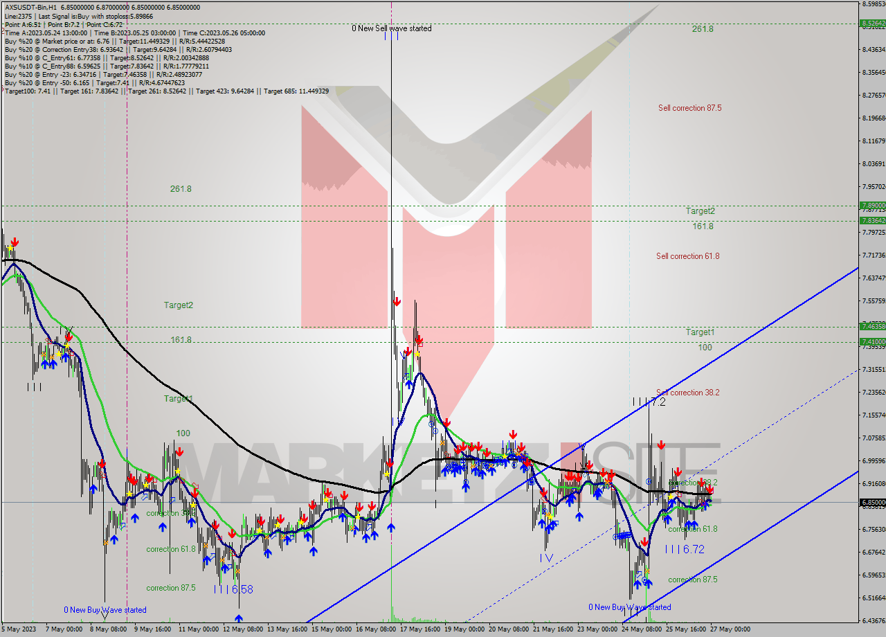 AXSUSDT-Bin H1 Signal