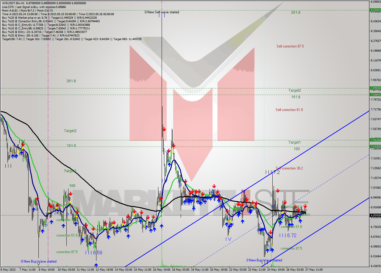 AXSUSDT-Bin H1 Signal