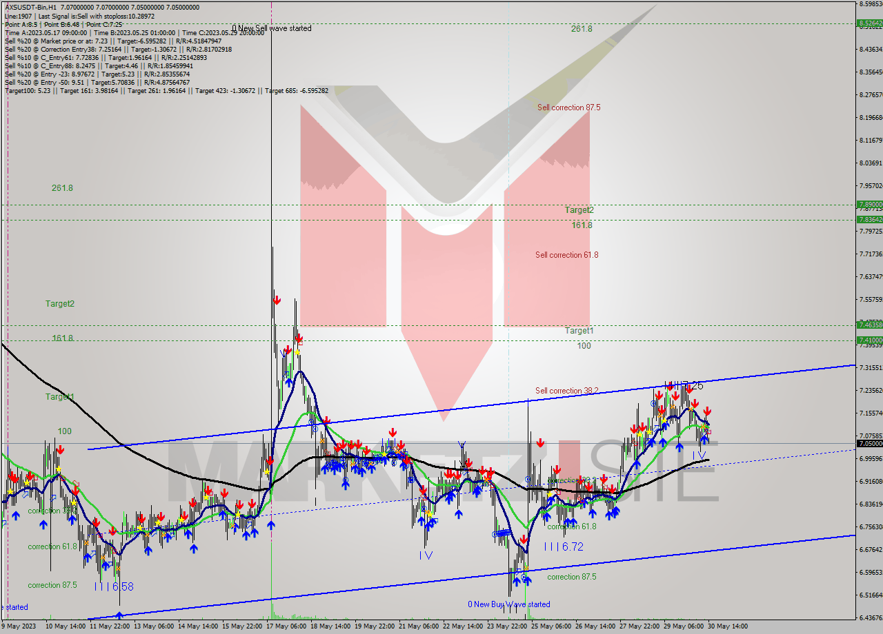 AXSUSDT-Bin H1 Signal