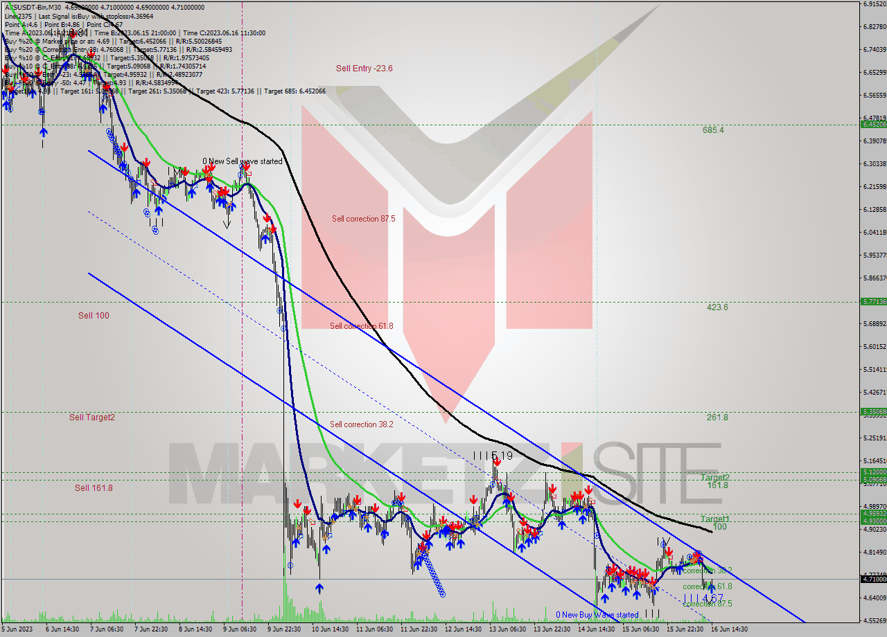 AXSUSDT-Bin M30 Signal