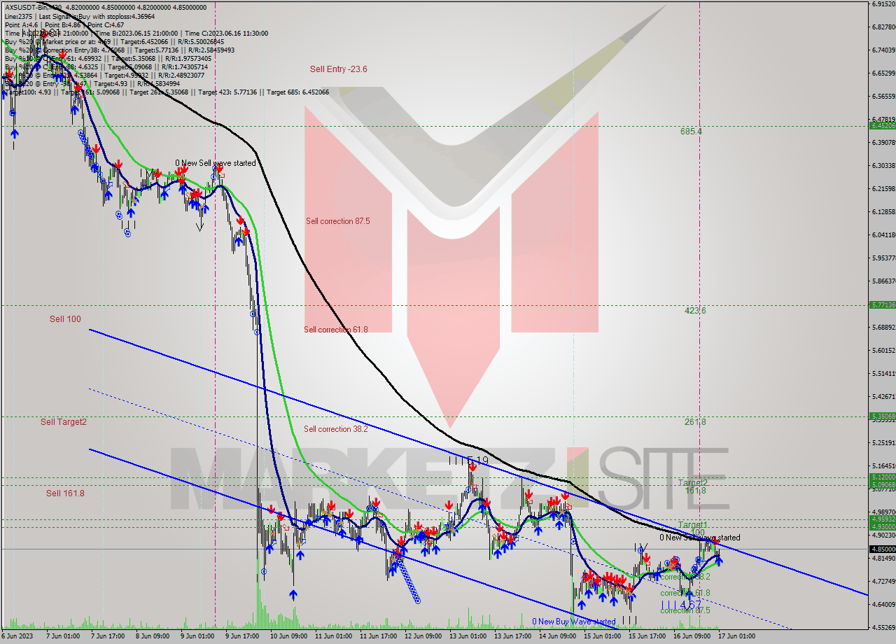 AXSUSDT-Bin M30 Signal