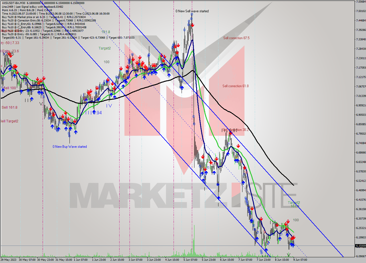 AXSUSDT-Bin M30 Signal