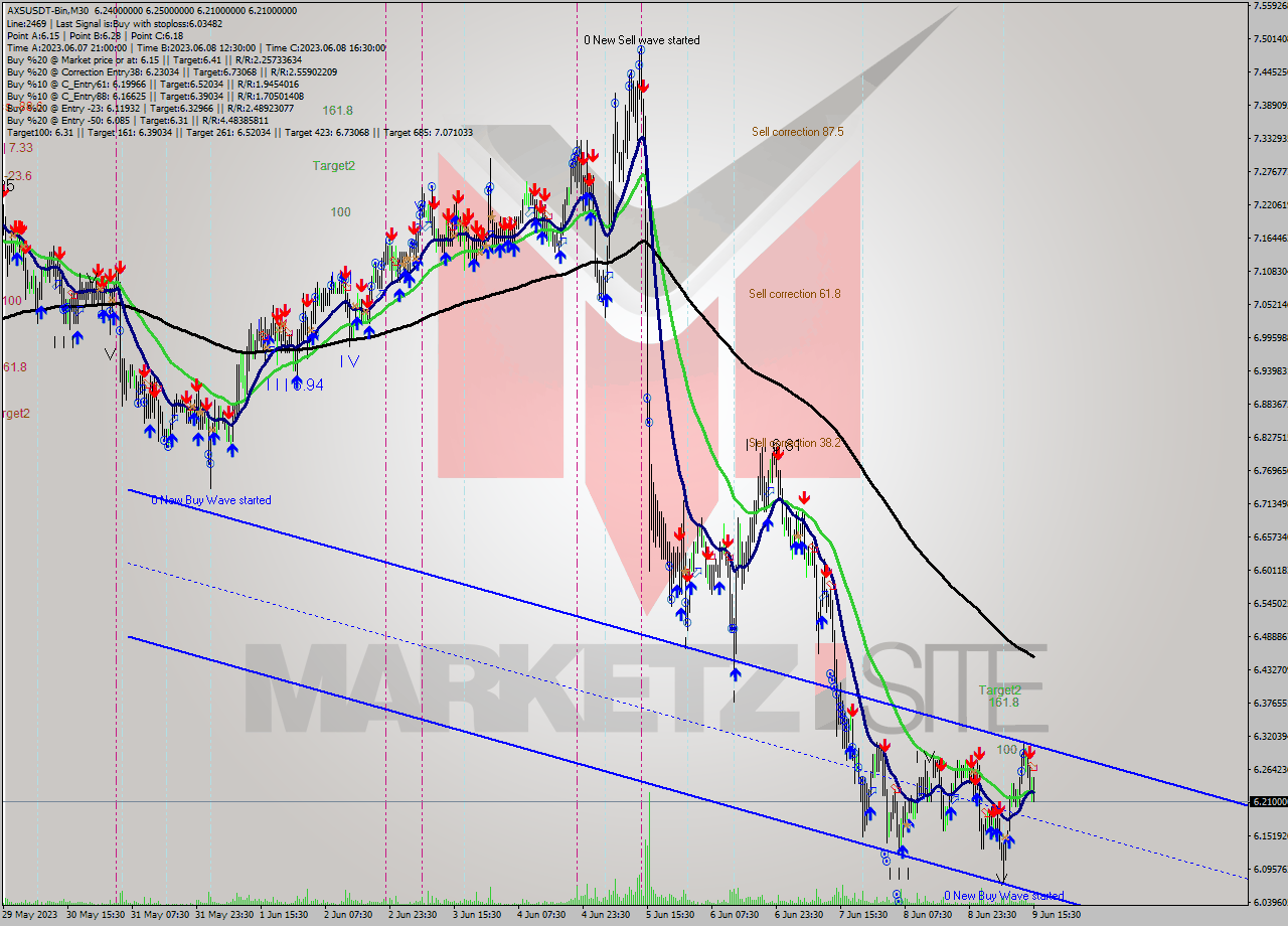 AXSUSDT-Bin M30 Signal