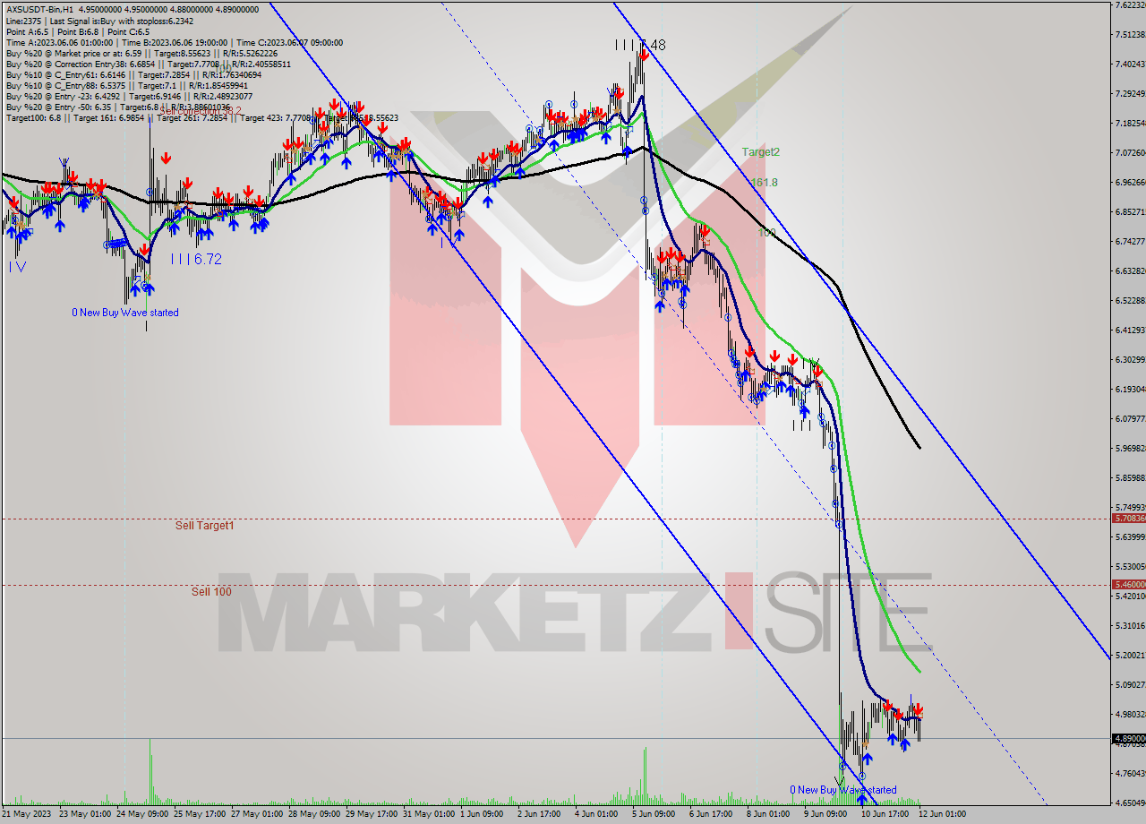 AXSUSDT-Bin H1 Signal