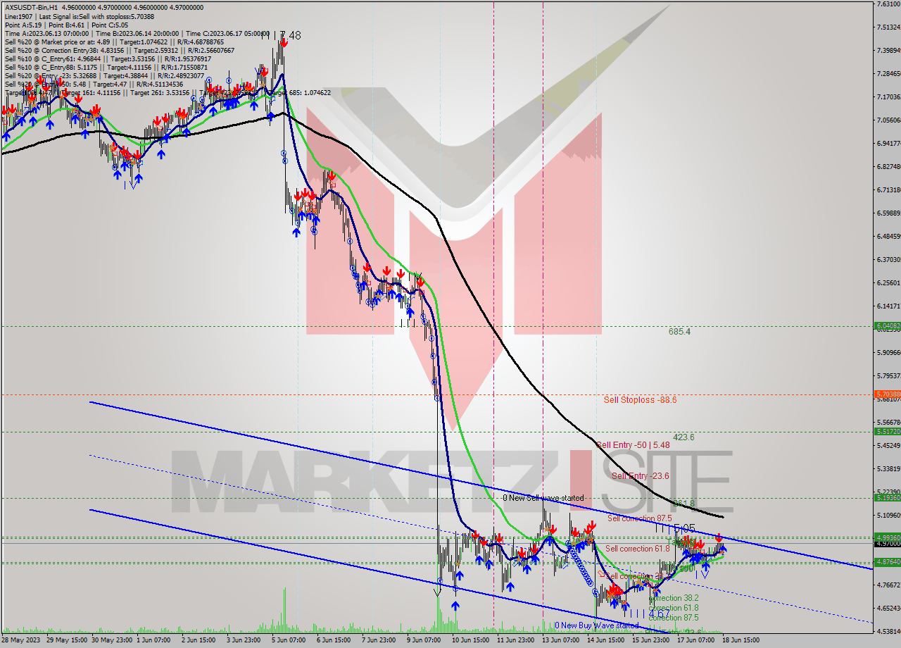 AXSUSDT-Bin H1 Signal