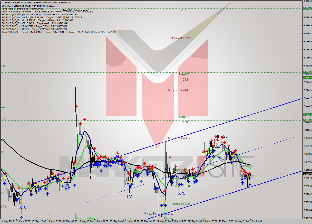 AXSUSDT-Bin H1 Signal