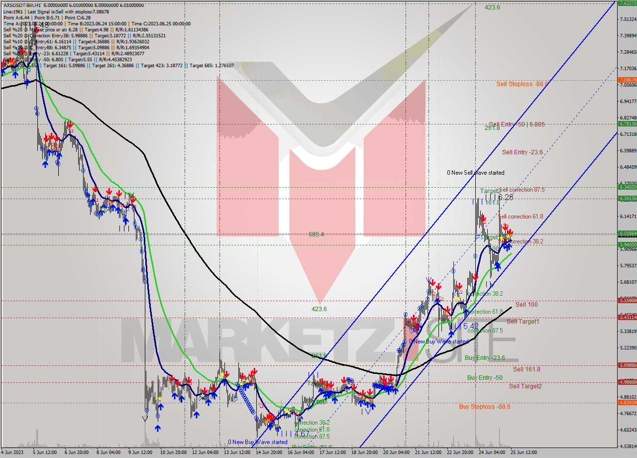AXSUSDT-Bin H1 Signal