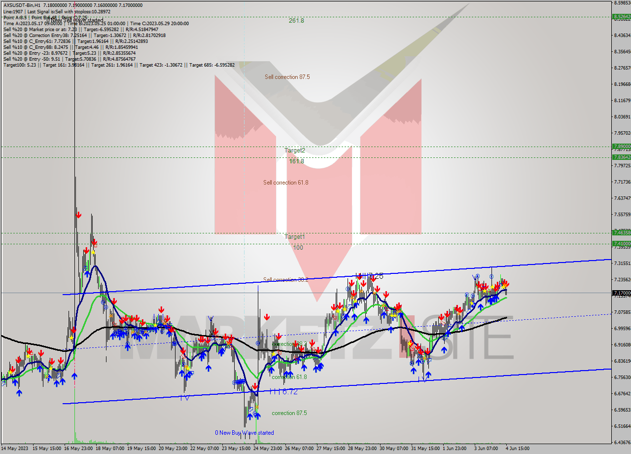 AXSUSDT-Bin H1 Signal
