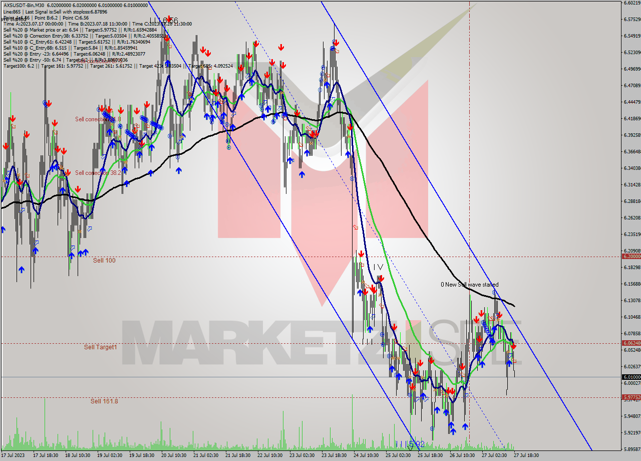 AXSUSDT-Bin M30 Signal