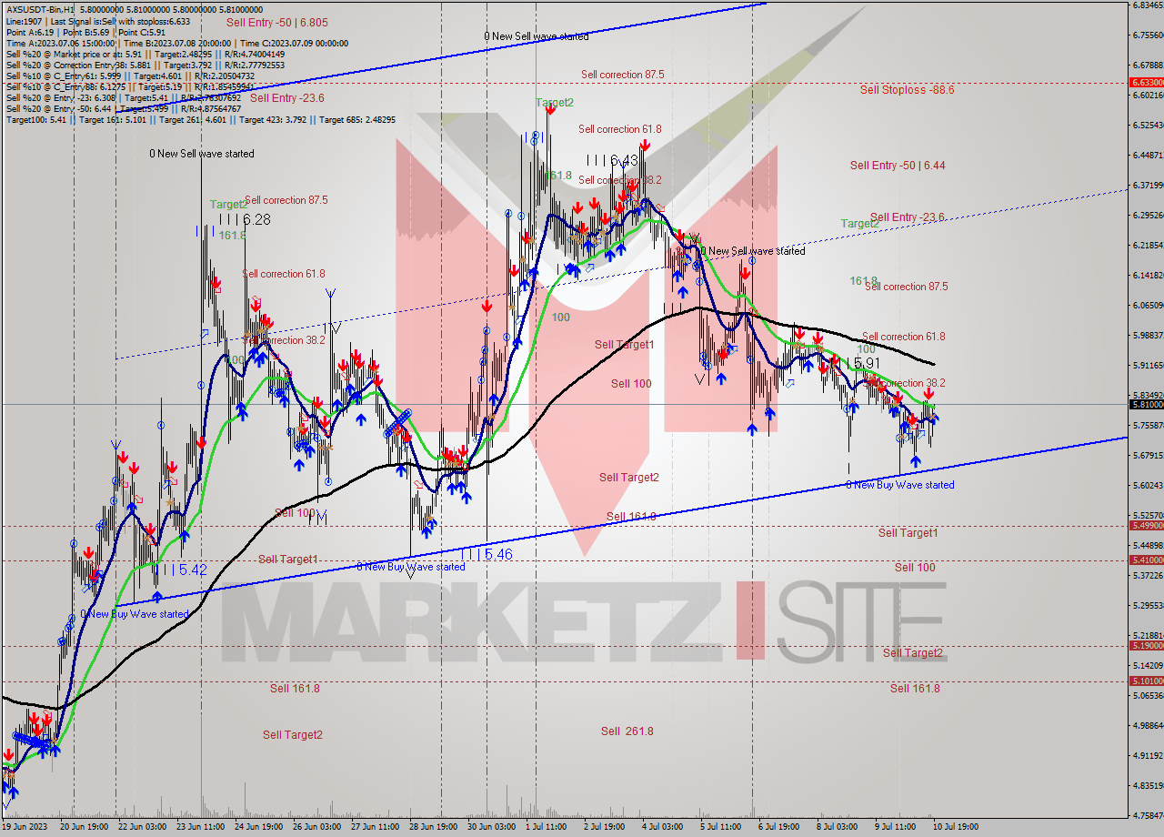 AXSUSDT-Bin H1 Signal