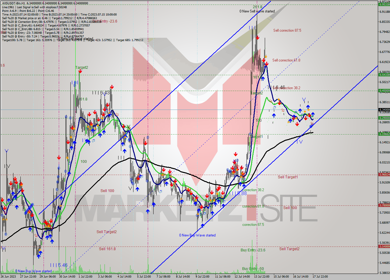 AXSUSDT-Bin H1 Signal