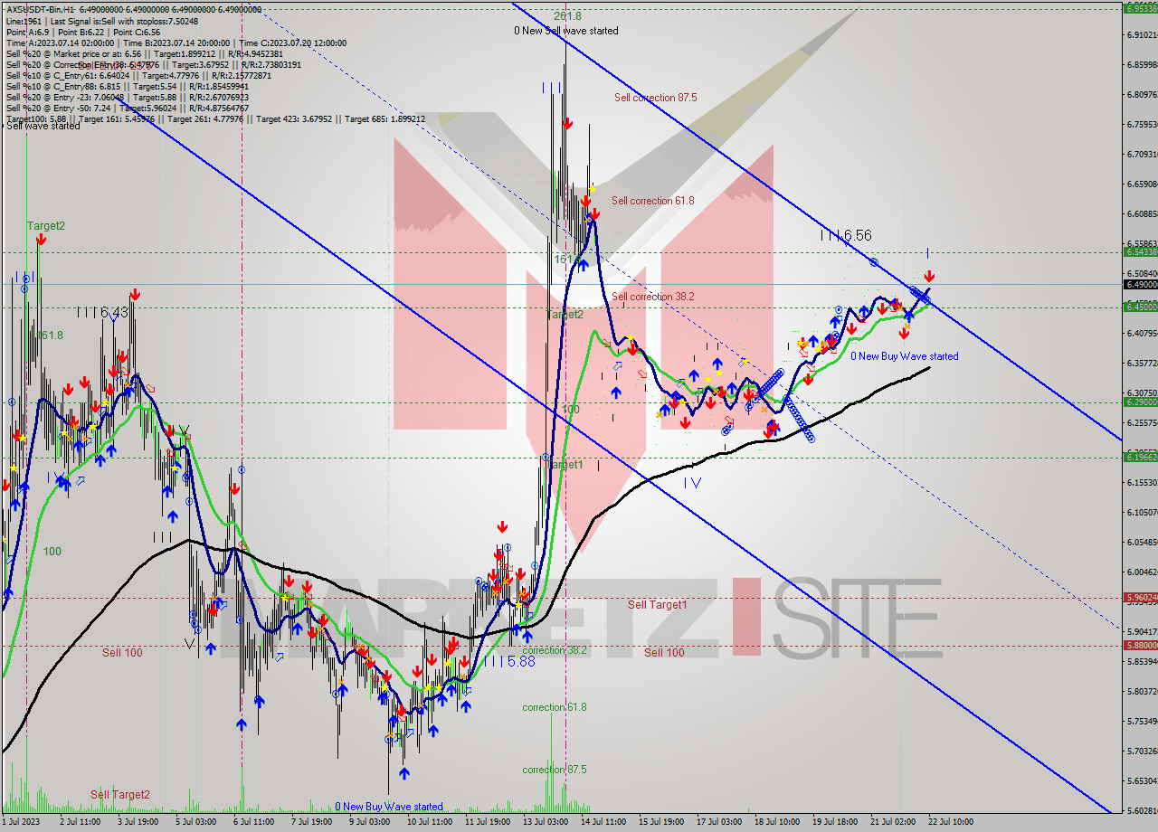 AXSUSDT-Bin H1 Signal