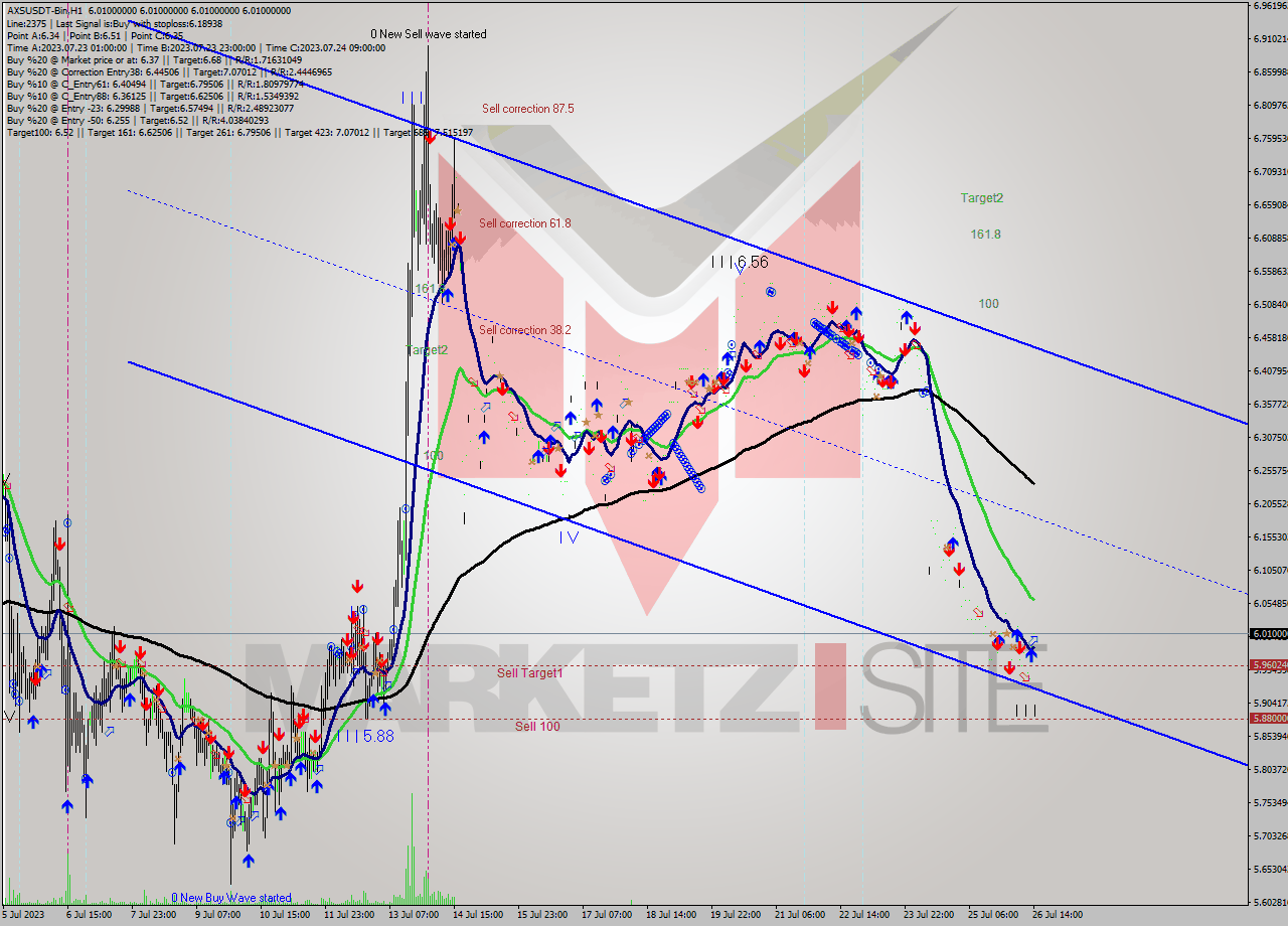 AXSUSDT-Bin H1 Signal