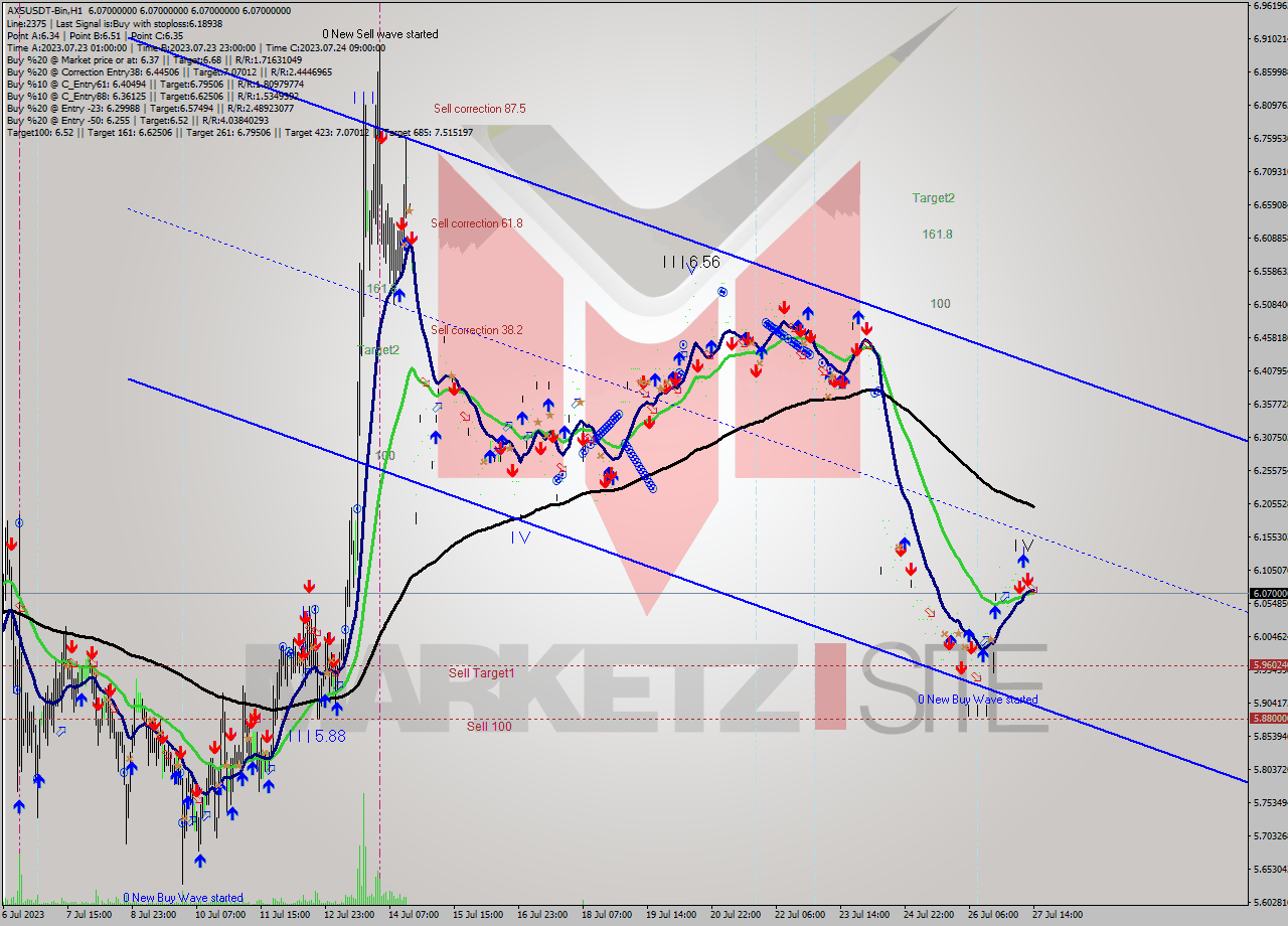 AXSUSDT-Bin H1 Signal