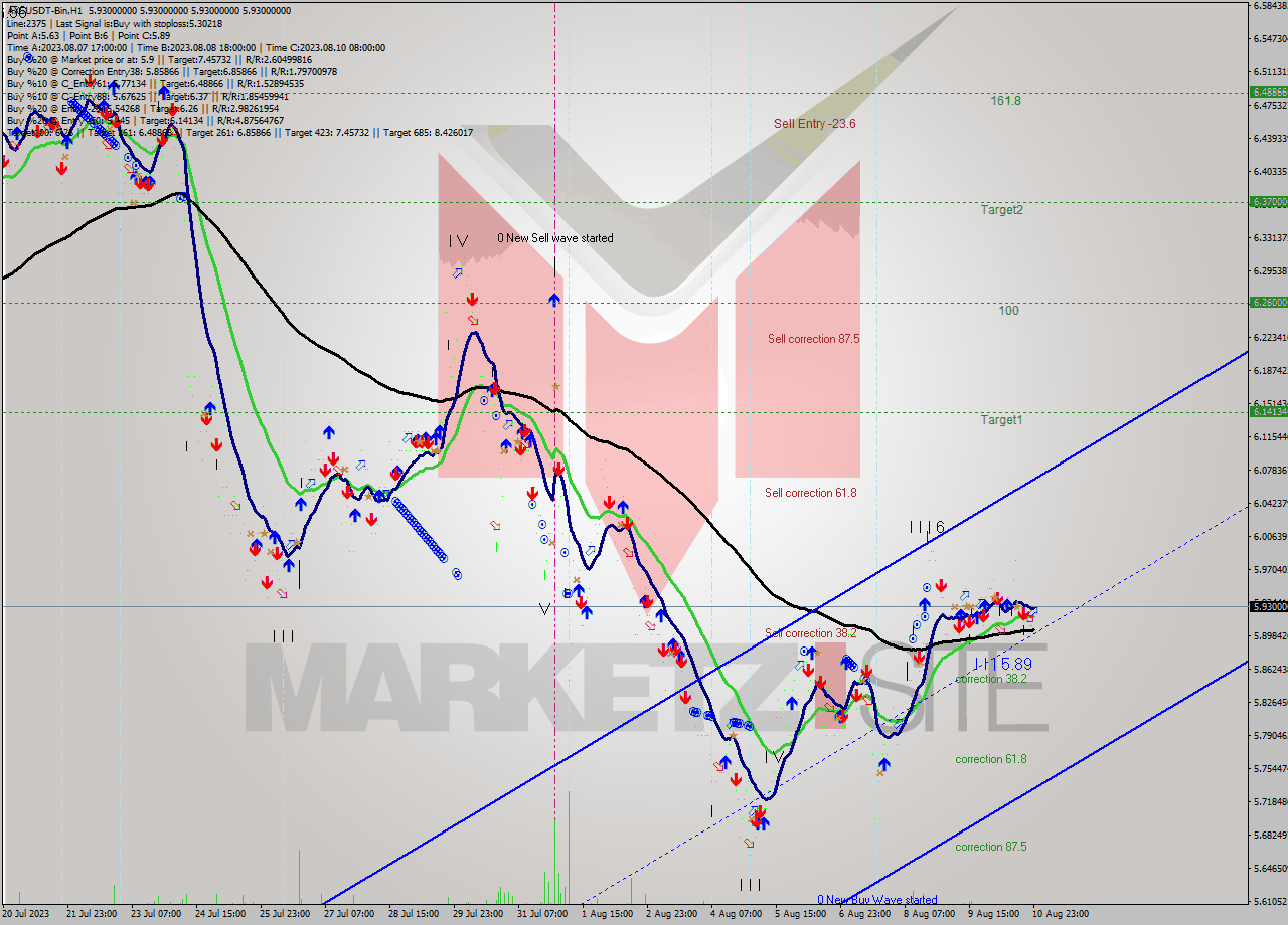 AXSUSDT-Bin H1 Signal