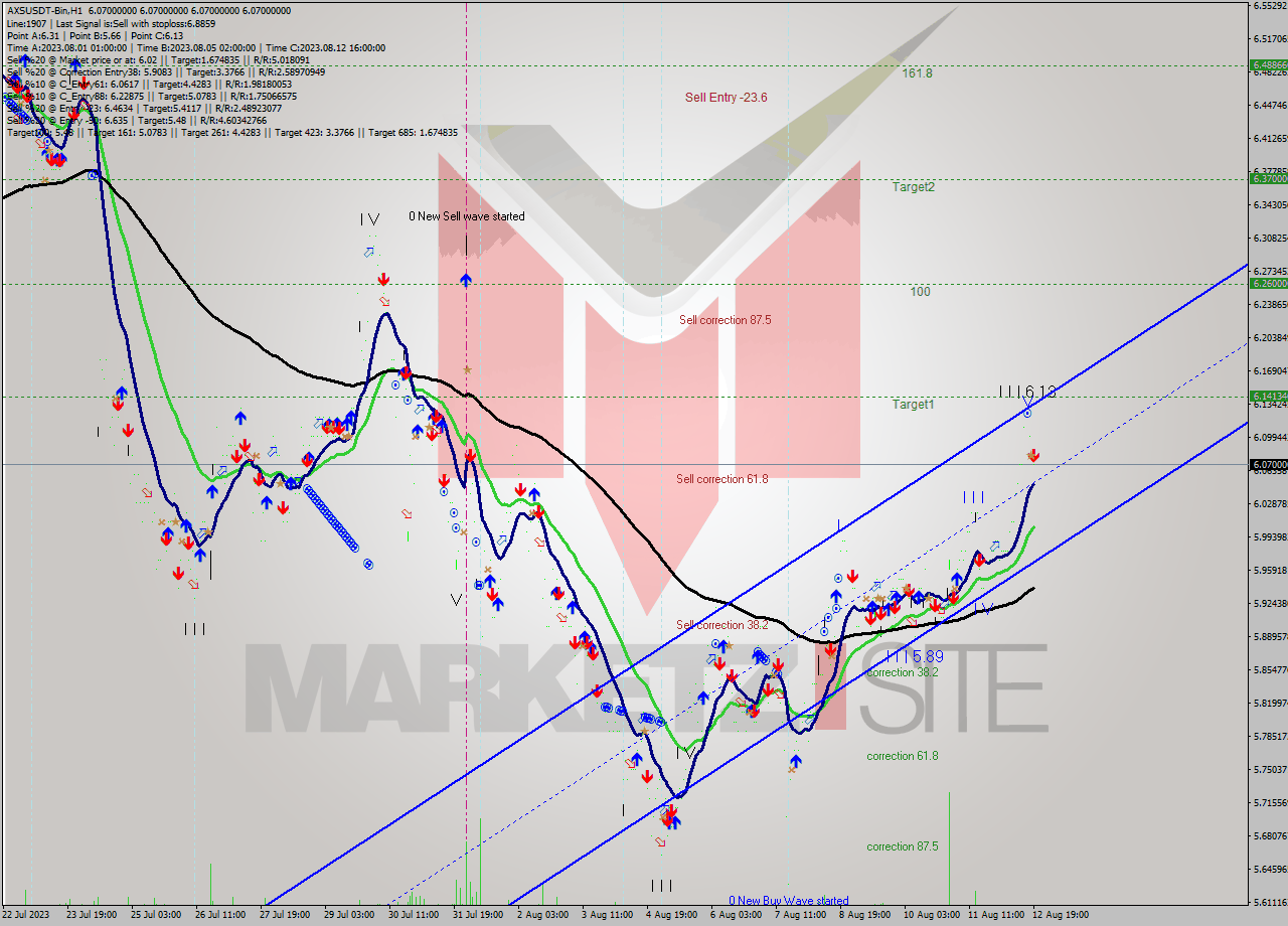 AXSUSDT-Bin H1 Signal