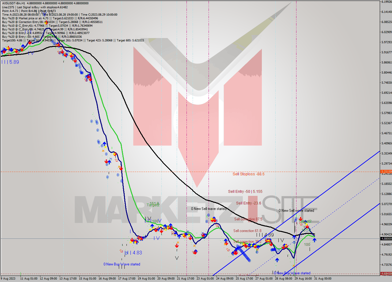AXSUSDT-Bin H1 Signal