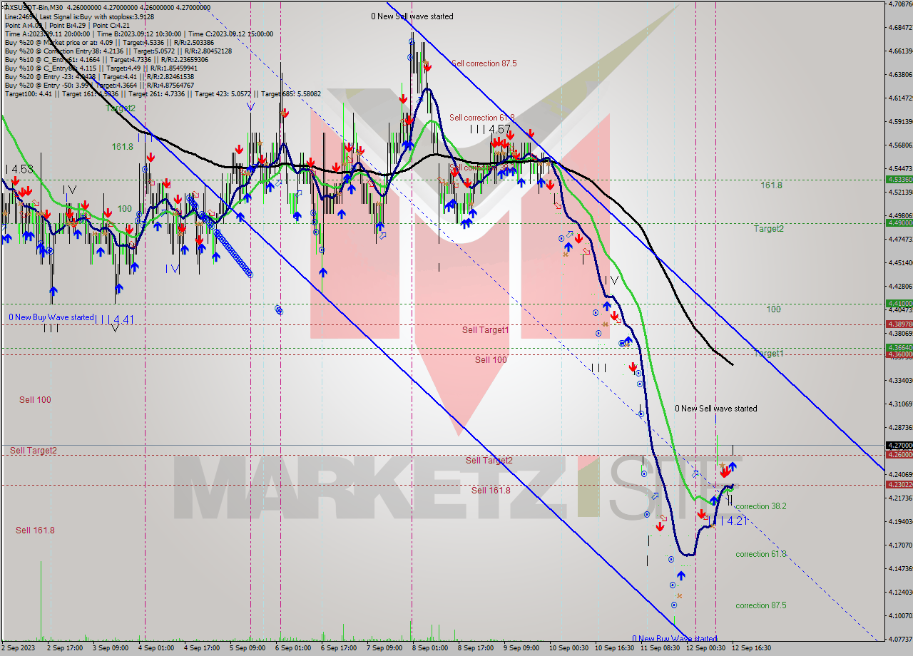 AXSUSDT-Bin M30 Signal