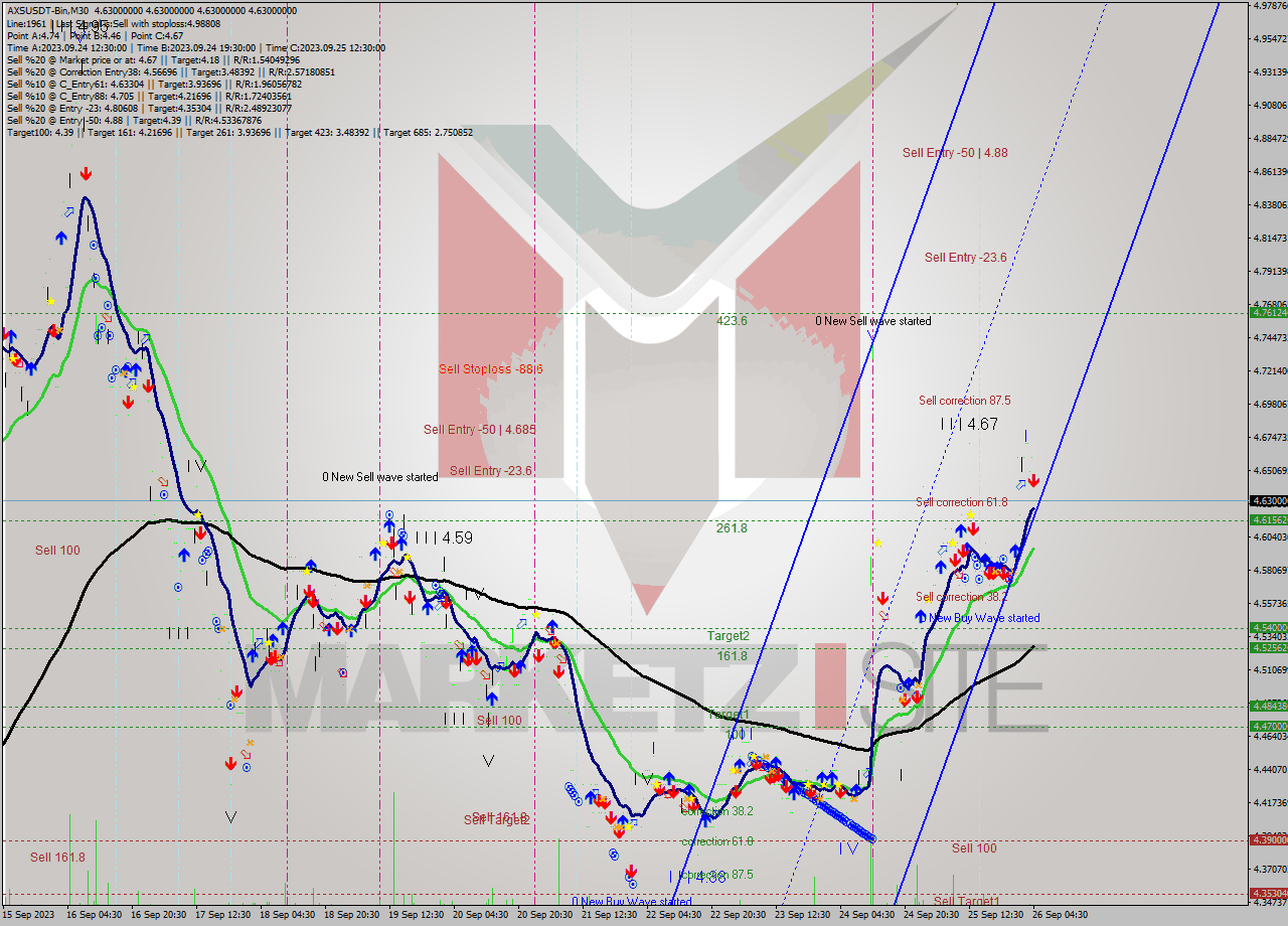AXSUSDT-Bin M30 Signal