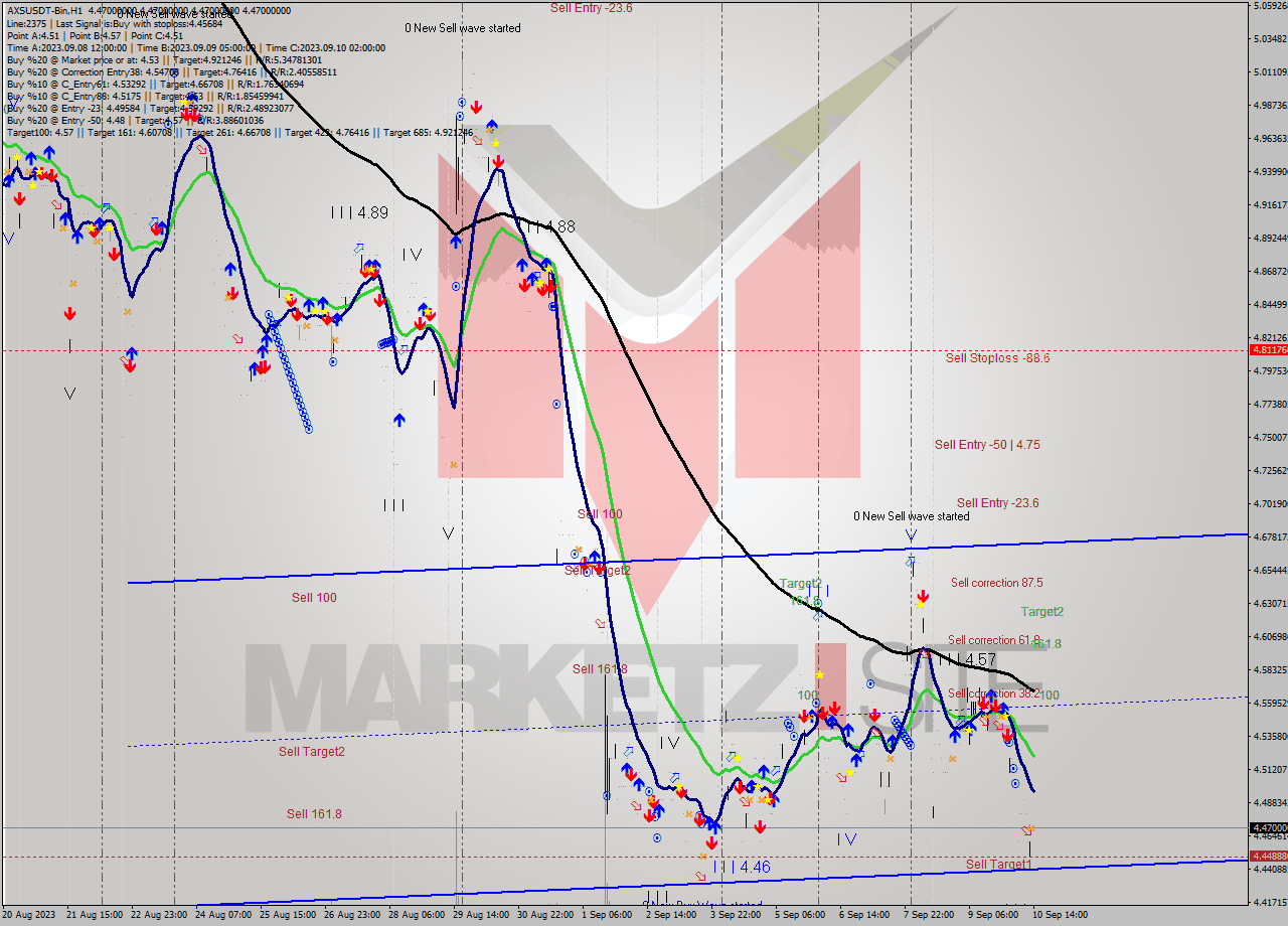 AXSUSDT-Bin H1 Signal