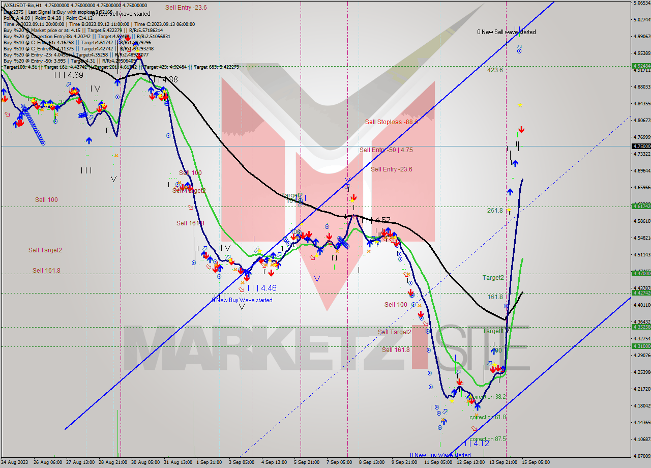 AXSUSDT-Bin H1 Signal