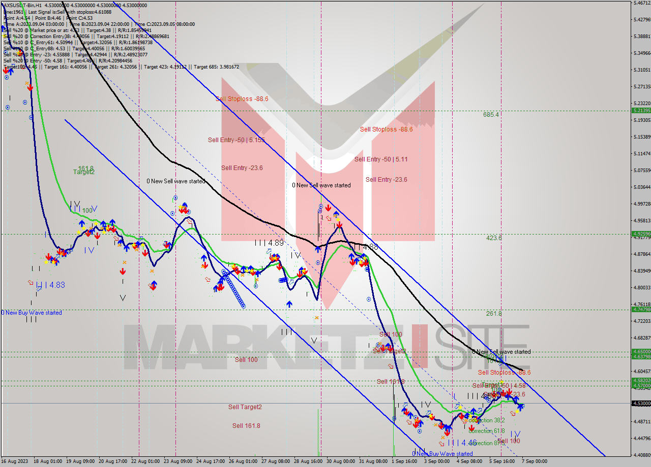 AXSUSDT-Bin H1 Signal
