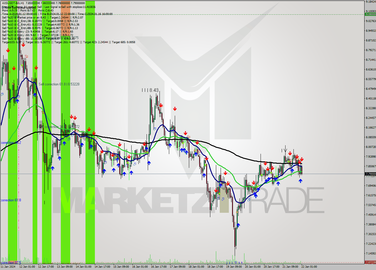 AXSUSDT-Bin H1 Signal