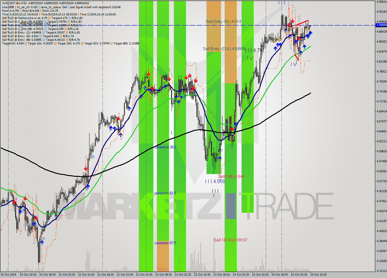 AXSUSDT-Bin M30 Signal