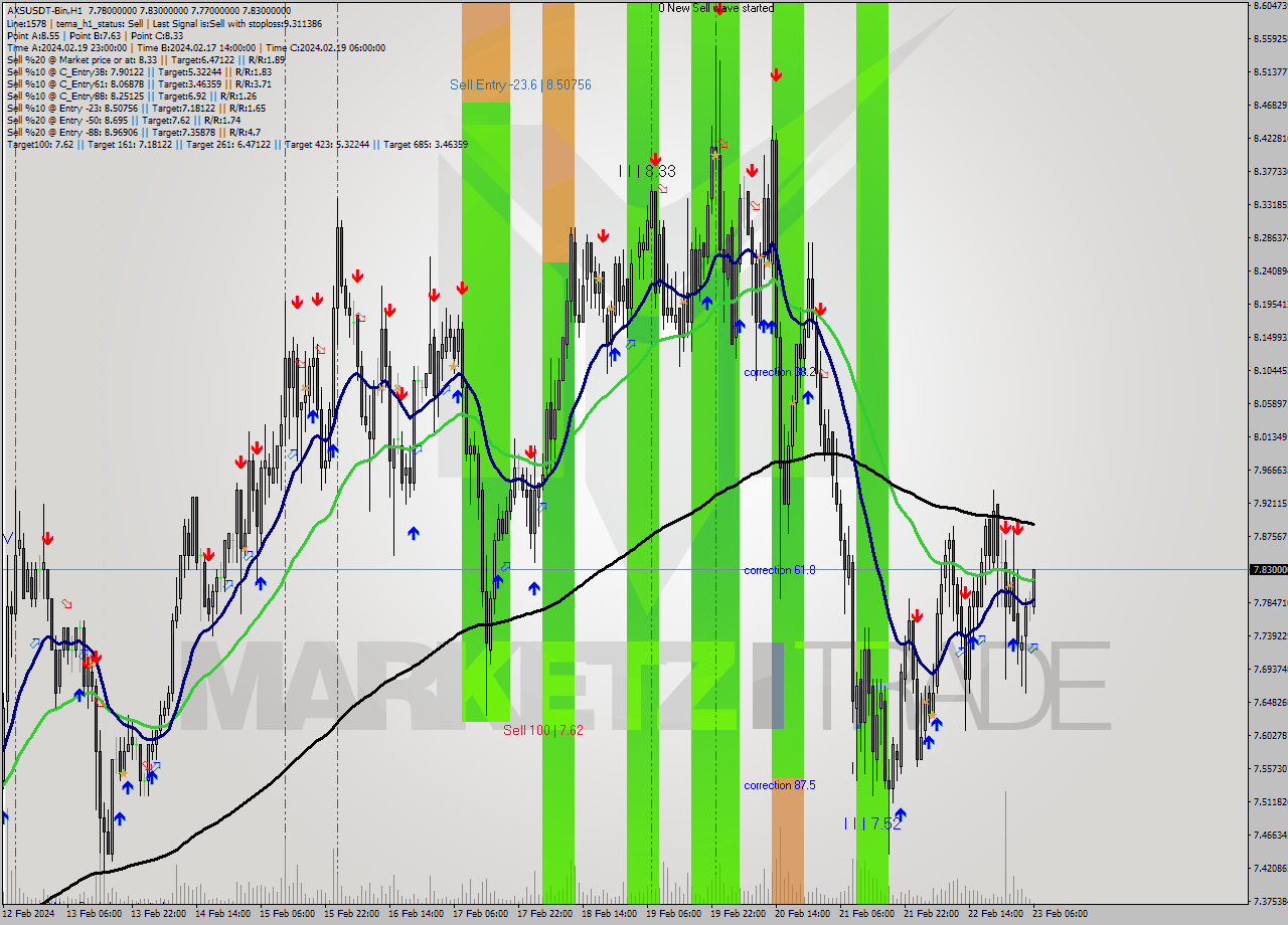 AXSUSDT-Bin H1 Signal