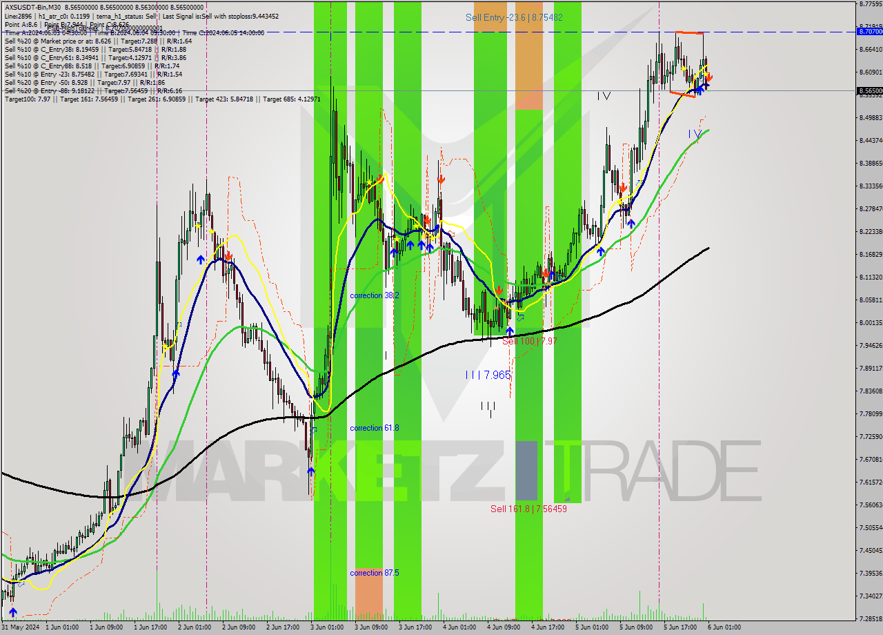 AXSUSDT-Bin M30 Signal