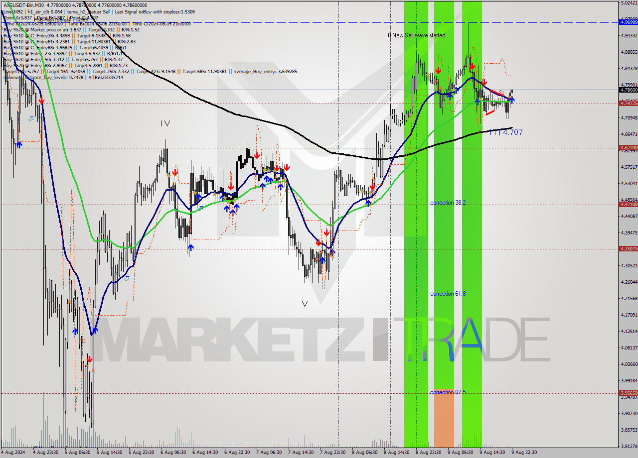 AXSUSDT-Bin M30 Signal