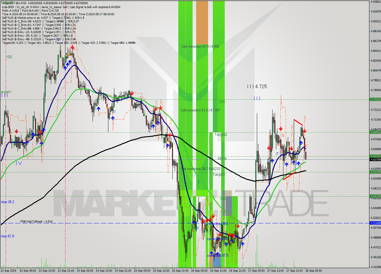 AXSUSDT-Bin M30 Signal