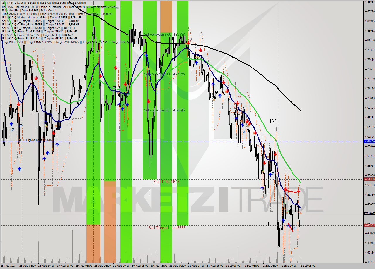AXSUSDT-Bin M30 Signal