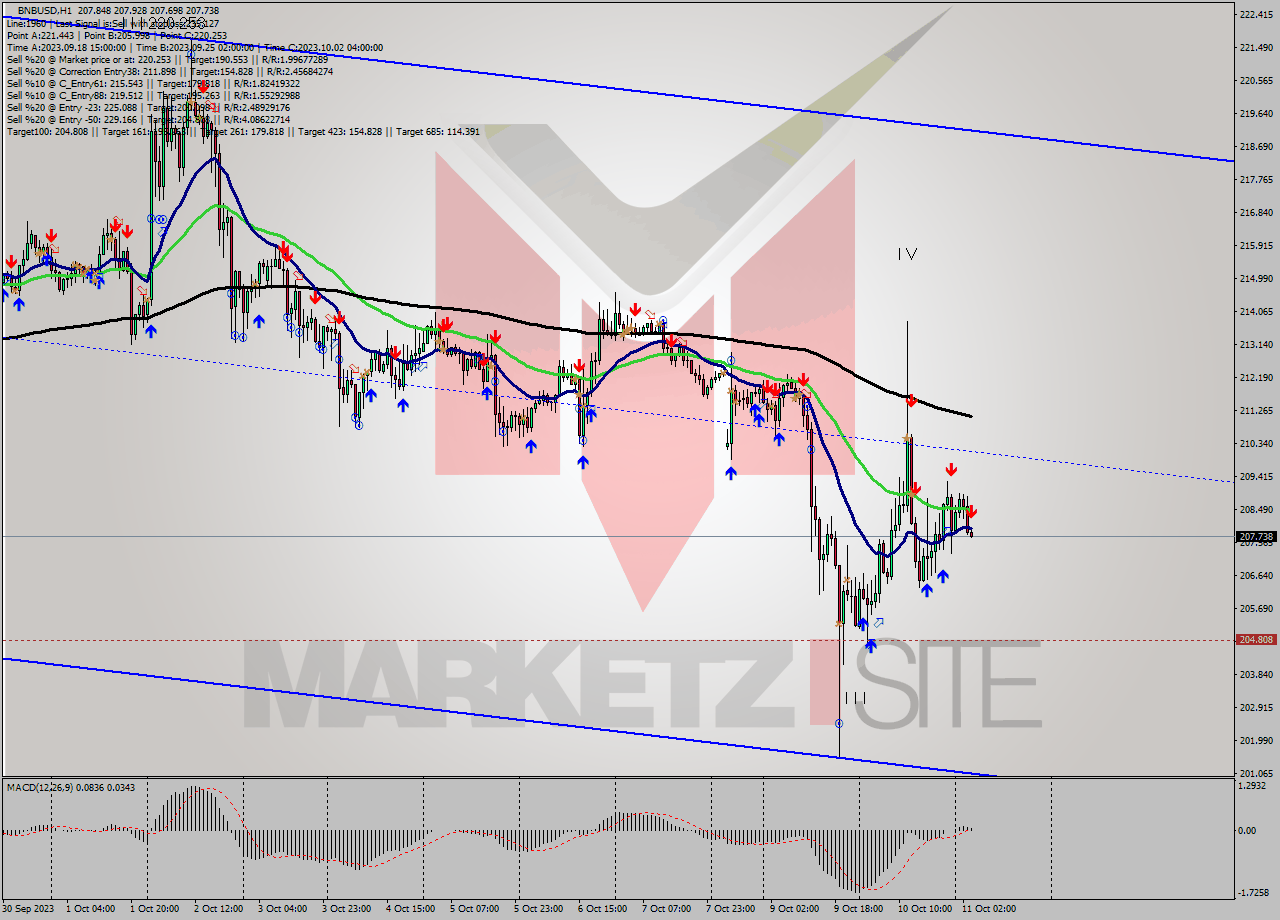 BNBUSD H1 Analysis BNBUSD H1 Signal