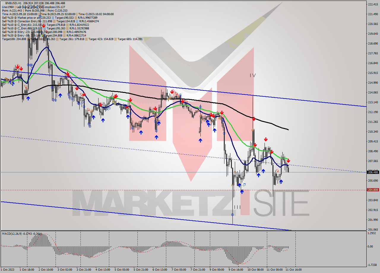BNBUSD H1 Analysis BNBUSD H1 Signal
