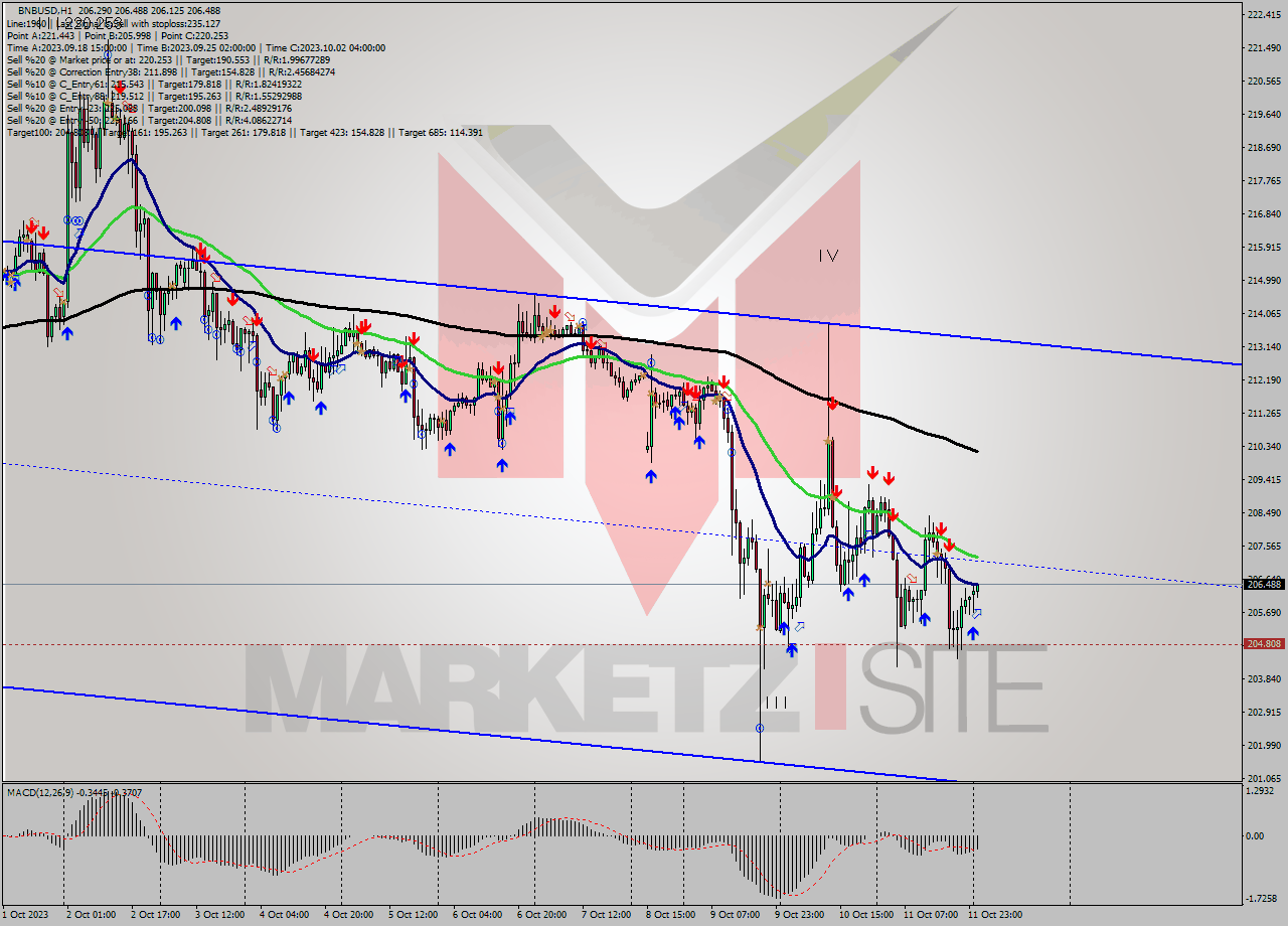 BNBUSD H1 Analysis BNBUSD H1 Signal