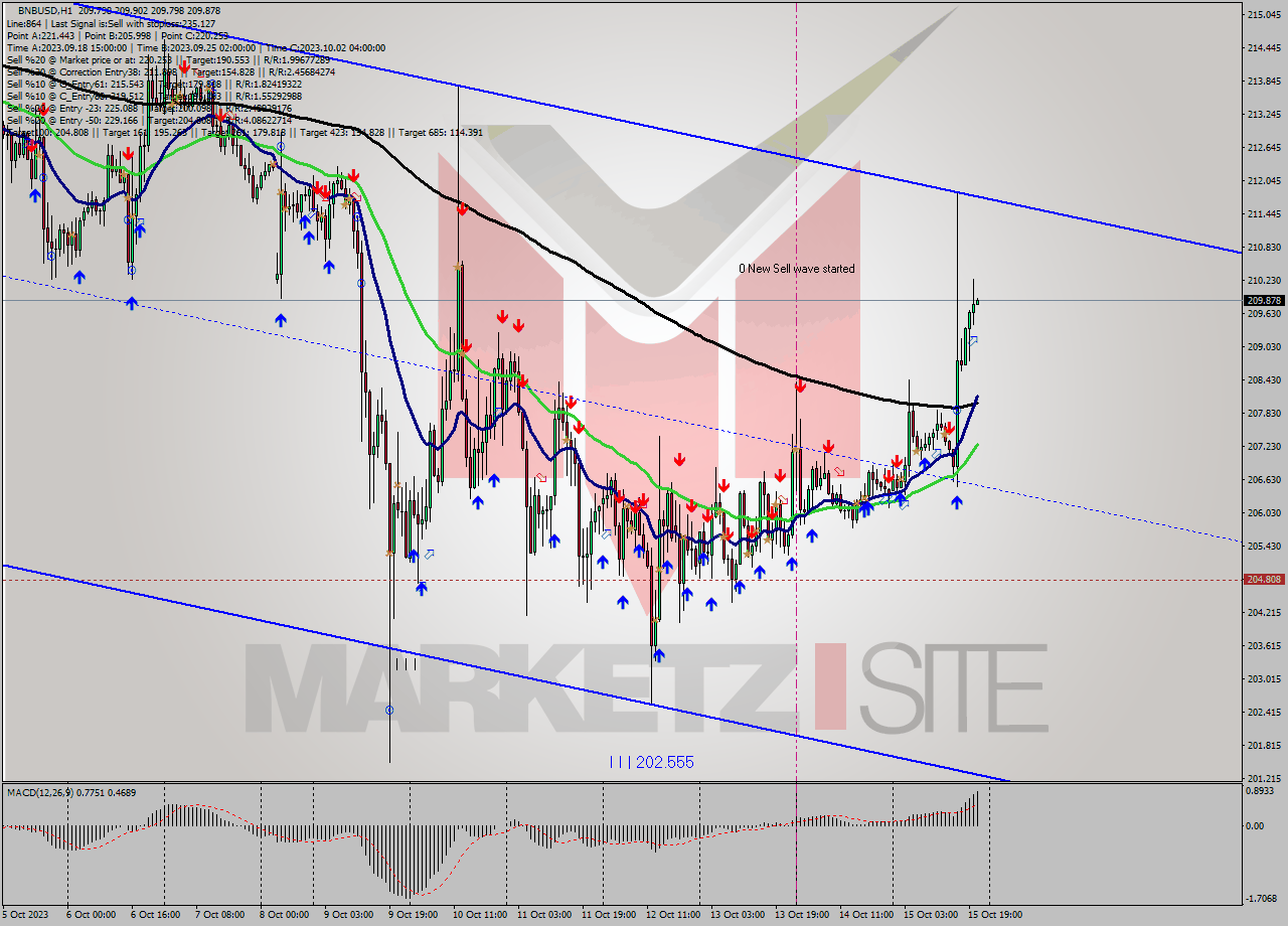 BNBUSD H1 Analysis BNBUSD H1 Signal