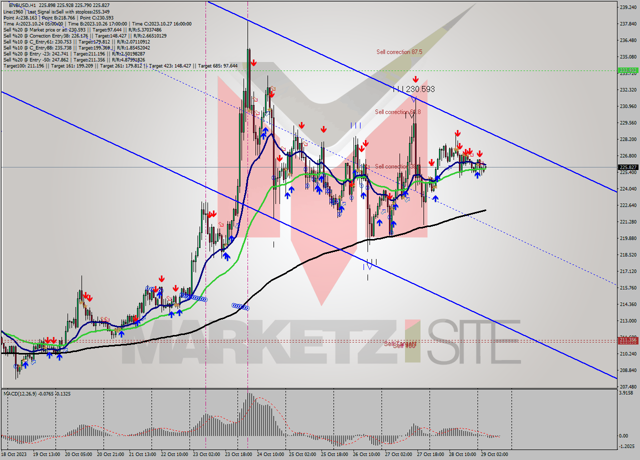 BNBUSD H1 Analysis BNBUSD H1 Signal