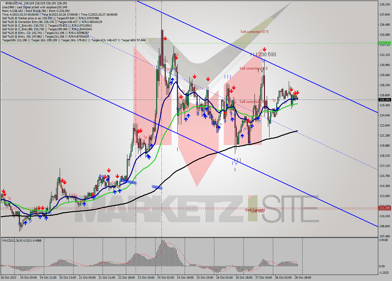 BNBUSD H1 Analysis BNBUSD H1 Signal