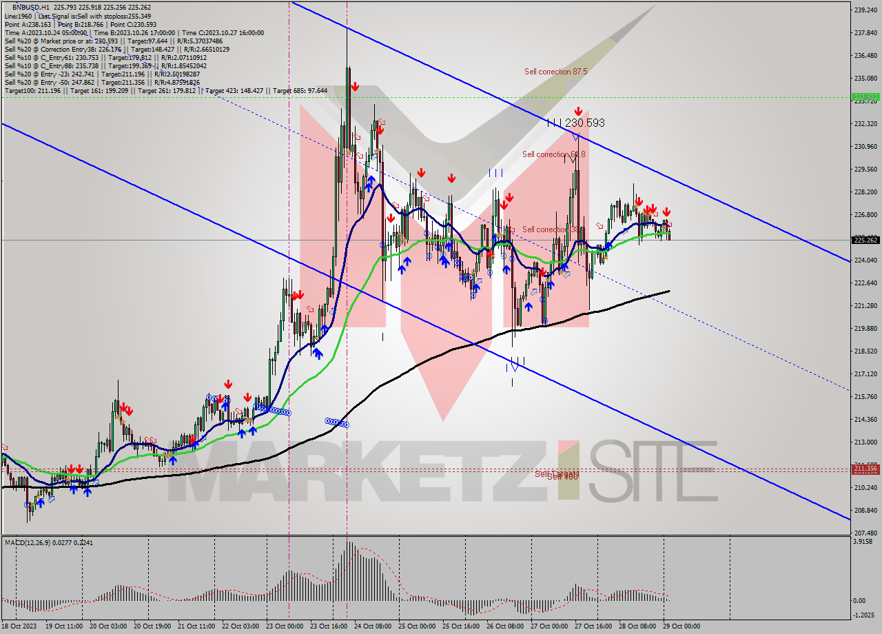 BNBUSD H1 Signal