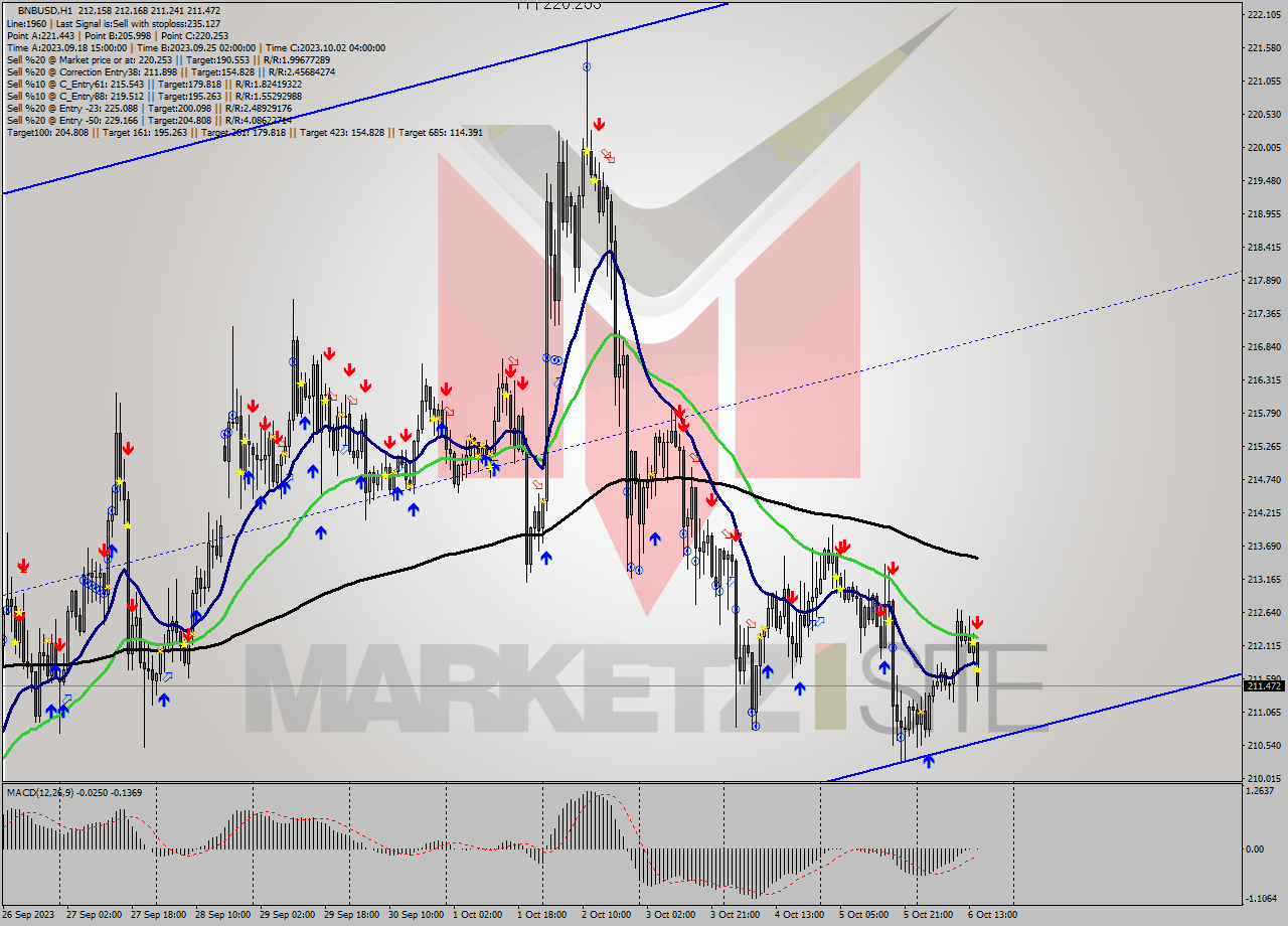 BNBUSD H1 Analysis BNBUSD H1 Signal