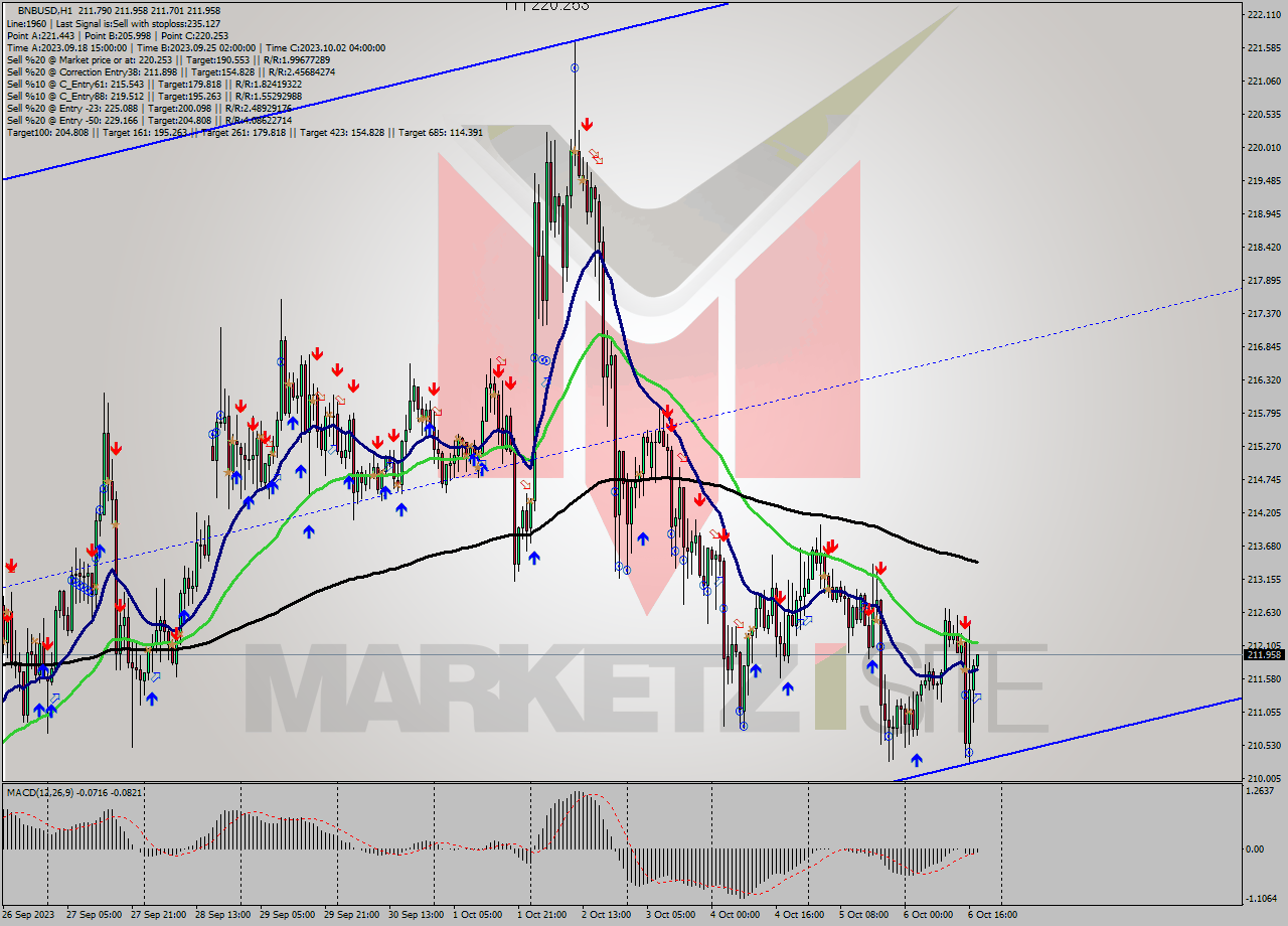 BNBUSD H1 Signal