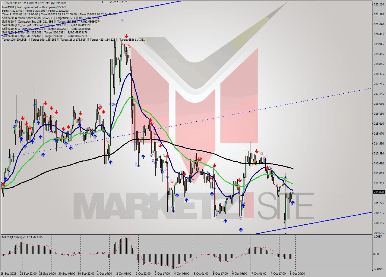 BNBUSD H1 Analysis BNBUSD H1 Signal