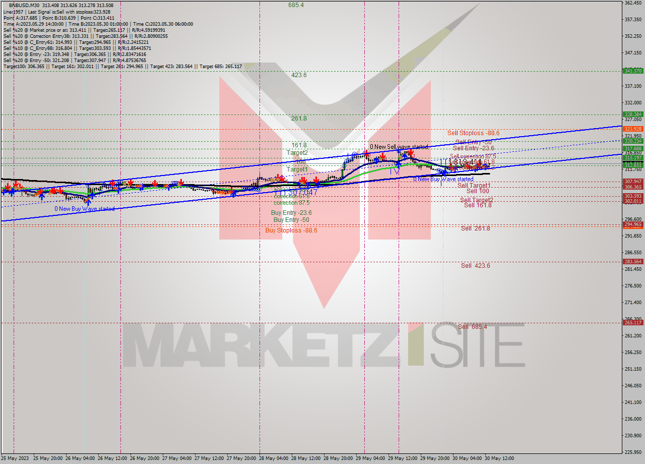BNBUSD M30 Analysis BNBUSD M30 Signal