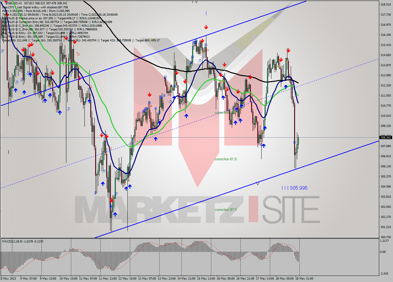 BNBUSD H1 Signal