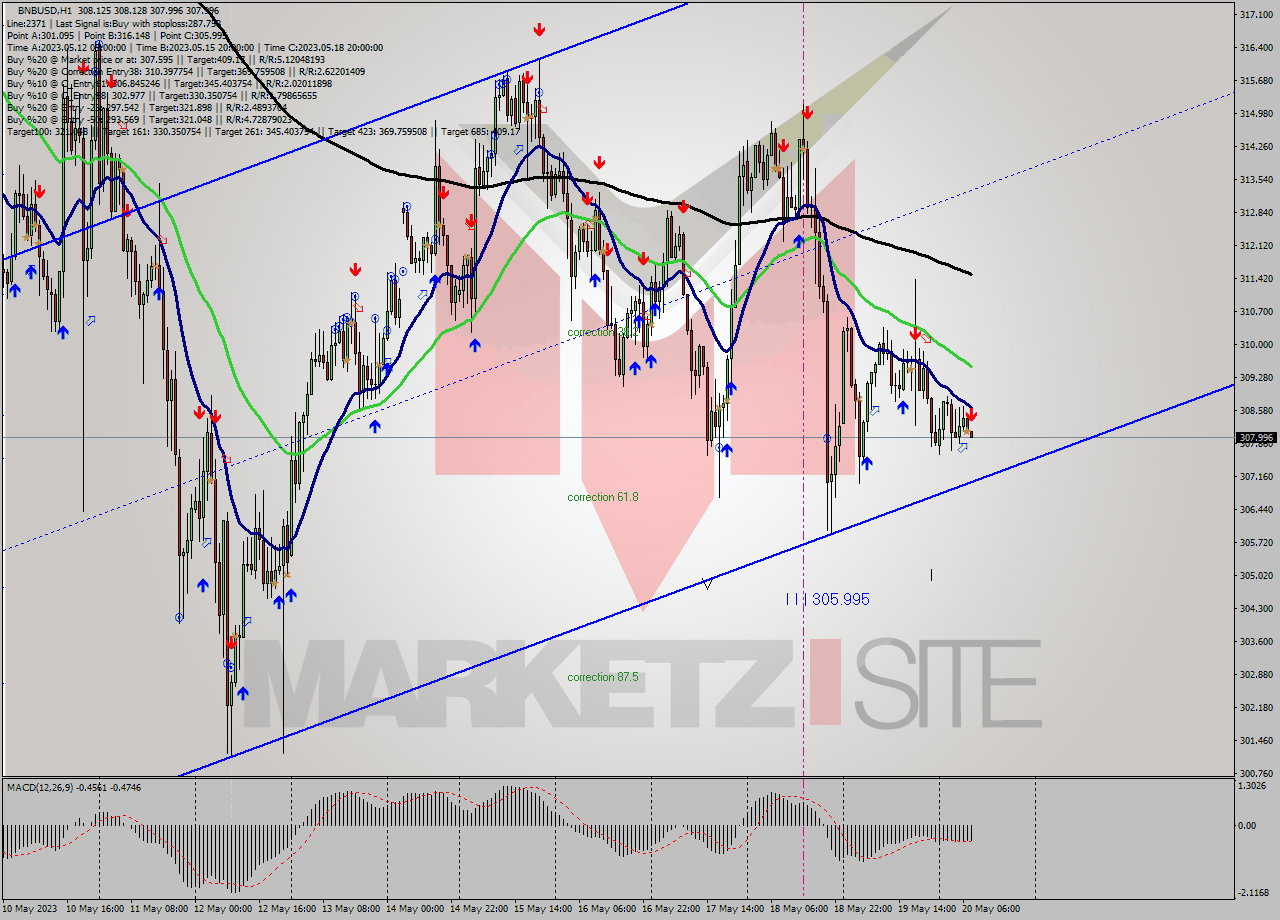 BNBUSD H1 Signal